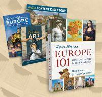 Rick Steves Art of Europe 2DVD + PBK + Dir + News 