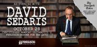 An Evening W/ David Sedaris Tue Oct 28, 2025 7:30pm