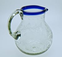 Mexico Made With Love: Engraved Glass Pitcher