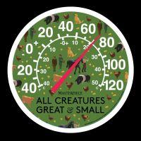 All Creatures Great and Small Outdoor Thermometer