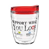 WHRO Support What You Love Tumbler with straw