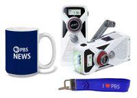 PBS News Hour 2026 Mug + Key Strap + Eton FRX2 Radio