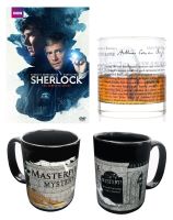 Sherlock: 9-DVDs + Rocks Glass + Very Gorey Mug