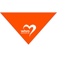 WHRO Big Dog Orange Bandana