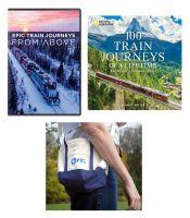 Epic Train Journeys from Above- 2-DVD + HBK + Tote