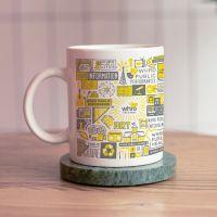 WHRO Pattern Coffee Mug