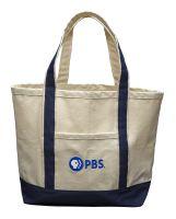 PBS Canvas Beach Tote