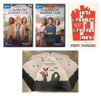Marlow Murder Club S1 + S2 DVDs + 2 Books (PBK) 