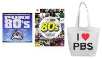 I Want My 80s - CD + HBK + I Heart PBS Tote