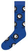 PBS Nerd socks, royal blue