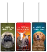 All Creatures Great & Small Luggage Tags (Set of 3)